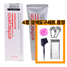 사랑새 안토시안 헤어메니큐어 230g + 염색도구4종, 초보세트 (장갑 사이즈 배송메모 기재), A02 그레이