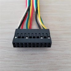 올인원 PC DIY 호스트 스피커리셋 및 POWER LOGIC HDD LED 점퍼 라인 플랫 케이블 호환 메인보드용 Q커넥, 01 ABOUT 20CM