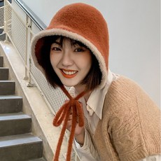 앙고라털챙모자