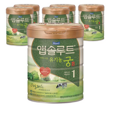 앱솔루트 자연의 선물 유기농 궁 분유 1단계, 800g, 5개