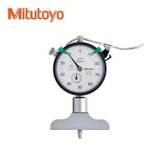 미스토요 Mitutoyo 다이얼 뎁스게이지(베이스 L=63.5mm) 7211A (0-200mm0.01) 다이얼깊이게이지 (구.7211), 1개 - 헬시온메인게이지