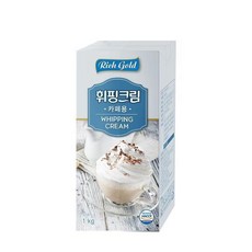 리치골드 휘핑크림 1kg, 1개