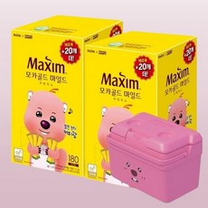 맥심 잔망루피 아이스박스 모카골드