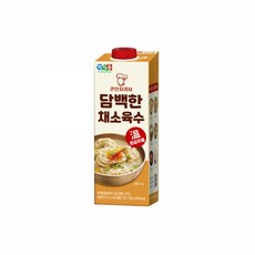 [정식품] 간단요리사 담백한 채소육수 950mlx6팩, 950ml, 6개