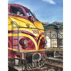 (영문도서) Train Notebook Large Size 8.5 x 11 Ruled 150 Pages Paperback, Createspace Independent Pub..., English, 9781722616984