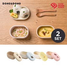 [도노도노] 맘마존 초기이유식 흡착볼(볼+뚜껑) 1+1, 테디코튼블루/키티코튼핑크