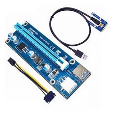 노트북외장그래픽카드 미니 PCIe-PCI express 16X 라이저 노트북 외부 그래픽카드 EXP GDC BTC Antminer Miner mPCIe-PCI-e 슬롯 마이닝 카드, 파란_2