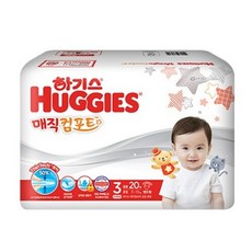 하기스 2020 매직 컴포트 3단계 공용 20매 (밴드형/체험팩)