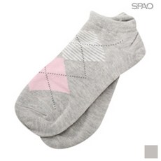 스파오 여성 아가일 쇼트 양말_SPAY624U15