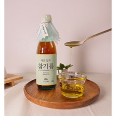 [부석] 시장방앗간 고소한 저온압착 통참깨100% 참기름 350ml, 1개