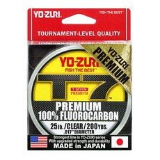 Yo Zuri T7 11.3kg 25파운드 CL 200야드 T 7 프리미엄 플루오로카본 1