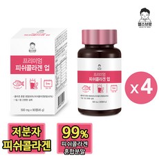 헬스브로 프리미엄 저분자 피쉬콜라겐 360정(12개월분), 90정, 4개
