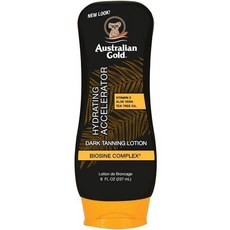 Australian Gold 다크 태닝 엑셀러레이터 로션 2020 포뮬라 젤크림 클래식 코코아 드림 237ml 1개, 3개