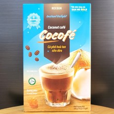 REXSUN 3 in 1 cocofe Coconut Coffee 베트남 코코페 유명한 코코넛 커피