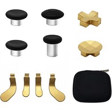 EMODS GAMINGXbox One Elite Controller Series 2 Core Controller용 교체 썸스틱 D패드 패들 트리거 버튼 E10IN1Gold, 1개
