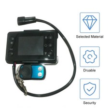 12V/24V 3/5KW LCD 모니터 주차 히터 스위치 자동차 난방 장치 컨트롤러 범용 자동차 트랙 에어 히터|이퀄라이저|, 1개, 단일, 단일