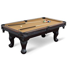 EastPoint Sports Masterton Billiard Pool Table - Tan Felt 87-inch - Features Traditional Claw Legs, 1