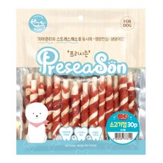 소형견 오래먹는 치석제거용 스틱껌 30p 딩고껌 소형견간식 훈련소 질긴껌, 300g, 1개 - 치석껌