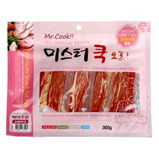 미스터쿡 강아지 간식 스테이크 300g, 오리, 10개 - 미스터쿡