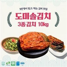 도미솔 도미솔김치3종세트10kg (왕비포기6+열무2+대파갓2), 1세트