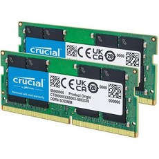 중요 RAM 32GB 키트(2x16GB) DDR4 3200MHz CL22(또는 2933)MHz or 2666MHz) Laptop Memory CT2K16G4SFRA32A, 8GB_3200MHz