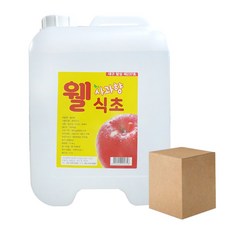 웰 식초 12.5kg 대용량 업소용 식당용 말통 박스포장