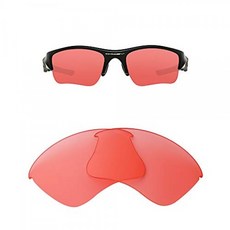 Oakley Flak Jacket XLJ 선글라스 용 Oak & ban 미러 편광 교체 렌즈-멀티 옵션 렌즈 천 포함 (핑크 2-편광) Oak