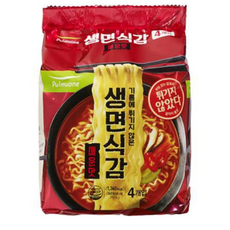 풀무원 생면식감 생라면 매운맛 95.9g, 16개