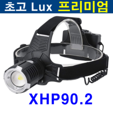 최신버전 헤드랜턴 머리등 후레쉬 손전등 써치라이트 루멘 레저용품 캠핑, 90.2헤드랜턴