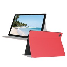TECLAST 태클라스트 P20 HD 전용 플립 케이스, RED