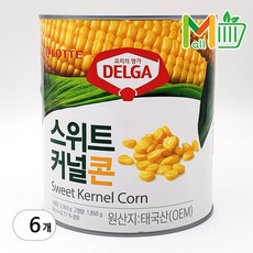 MMMALL 롯데 델가 스위트콘, 3kg, 6개