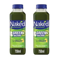 Naked Green Machine Smoothie 네이키드 그린 머신 스무디 애플 키위 파인애플 비타민 드링크 750ml 2팩