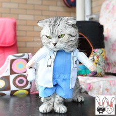 강아지 고양이 반려동물 옷 재밌는 애완동물 옷, 의사들_M (10kg이내)