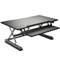 코어데스크 듀얼 일렉 책상높이조절대, 블랙