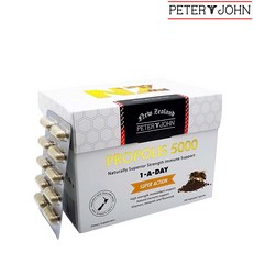 피터앤존 뉴질랜드 고함량 대용량 프로폴리스 5000mg 200 베지캡슐 플라보노이드 70mg, 단품, 200개, 1개