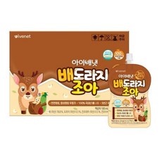 [엄마맛집]배도라지조아 100mlx10입 아이배냇 우리아이 간식 아이외출용 겨울식재료 1세트, 30세트
