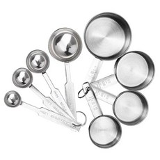 계량컵 주방 계량스푼 쌓을 테이블 스푼, 1개, 7.8pcs measuring cup
