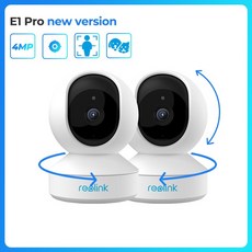 로모 카메라 그래피 Reolink-4MP 모니터 팬/틸트 WiFi 카메라 2.4G/5G 4MP 풀 HD 비디오 실내 홈 보안 IP, 02 2pcs new cams_01 4mm, 2개