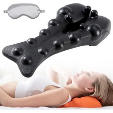 승모근 지압기 스트레칭 어깨 힘들이지 않는 근육 스트레칭기 2024 프리미엄 테라포인트 트라페지우스 마사지기 네스리스 릴리프랩 트리거 포인트 도구 넥앤숄더 릴렉서블랙