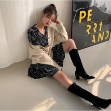 하이바이마마 미니 쉬폰 원피스 롱 백예린 패션 G9S91