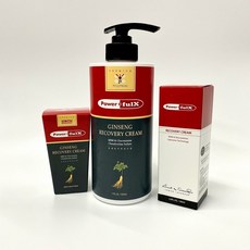 박찬호 크림 파워풀 엑스 진생 리커버리 크림 500ml + 파워풀 리커버리크림 60ml + 진생리커버리 크림 20ml 세트, 500ml+60ml+20ml