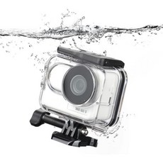 SEASKY 다이브 방수 프로텍터 케이스 하우징 for Insta360 Go 3 액션 카메라 액세서리 다이빙 깊이 60M/196FT 수중보호케이스, 1개