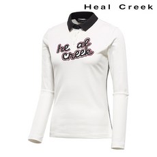 *본사직영* 힐크릭 여성 겨울 기모 카라 티셔츠 1HCTSW9564_WH