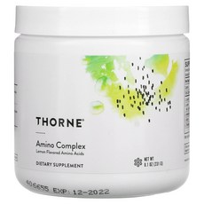 Thorne 쏜 아미노산 복합체 레몬맛, 231g, 2개
