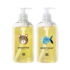일본 마마베이비 유기농 민감한 피부 논실리콘 베이비 샴푸 x 바디 세트 500ml, 1세트