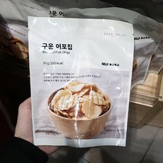 무인양품 구운 어포칩 30g, 1개, 단품