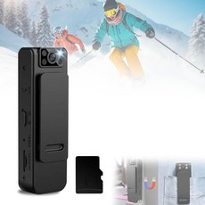 LZYoehin HD 1080P 소음 감소 카메라 호벨리 스포츠 휴대용 백 클립 나이트 비전 바디 8-64GB 7시간 비디오 녹화기본 8GB, Basic