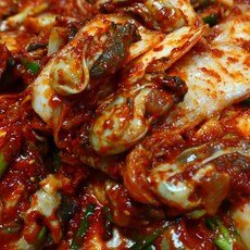 제철 여수 굴 겉절이 굴김치 겨울별미 맛있는 반찬 1kg, 2kg, 1개