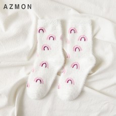 AZMON 프리미엄 밍크 벨벳 수면 양말 230mm~260mm