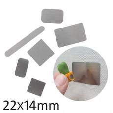 (5 세트) 다용도 부착식 사각 철판 22X14mm X20개 자석 거치용, 5개